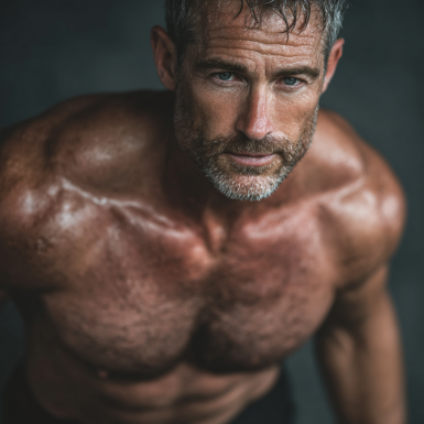 Чоловік виконує функціональні вправи